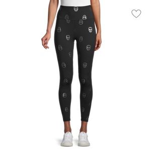nanette lepore play skull print leggings size S